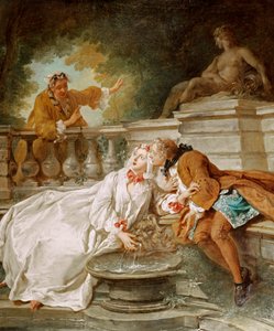 Het Alarm of La Gouvernante Fidele, 1723 door Jean François de Troy